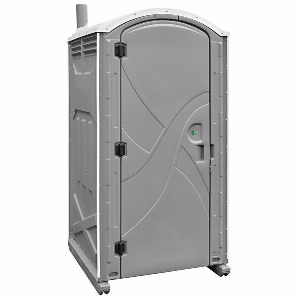 Satellite Axxis 8698A Gray Portable Restroom - Assembled 6218698A